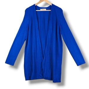 Loft Long‎ Line Cardigan Sweater XS / Small Blue